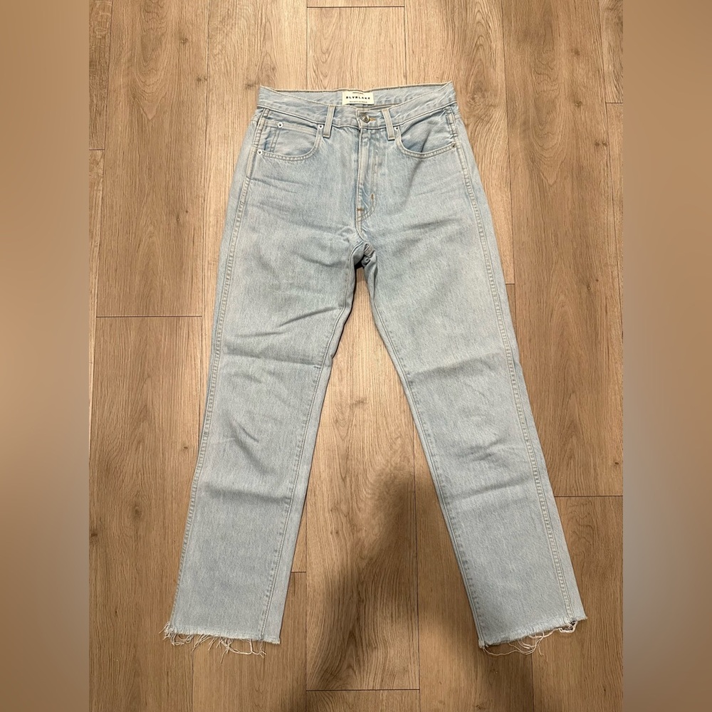 SLVRLAKE Light Blue Straight Leg Jeans